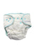 A Green Cloth Diapers from Sloomb|Sustainablebabyish in size 3-6M for neutral. (Front View)