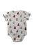 A White Short Sleeve Bodysuits from Petit Main in size 12-18M for boy. (Back View)