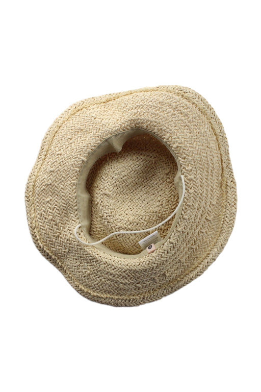 A Beige Sun Hats from Happy Prince in size 12-18M for girl. (Back View)