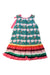 A Green Sleeveless Dresses from Momonittu in size 8Y for girl. (Back View)