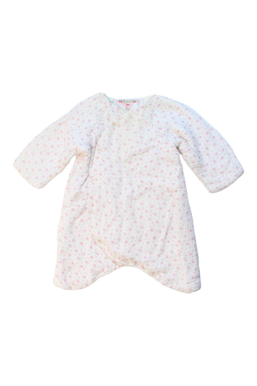 A White Bodysuits from Bonpoint in size 3-6M for girl. (Front View)