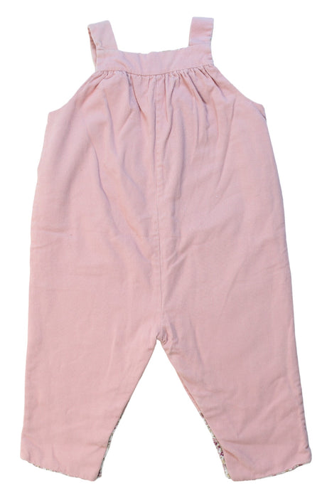 A Pink Long Overalls from Confiture in size 12-18M for girl. (Back View)