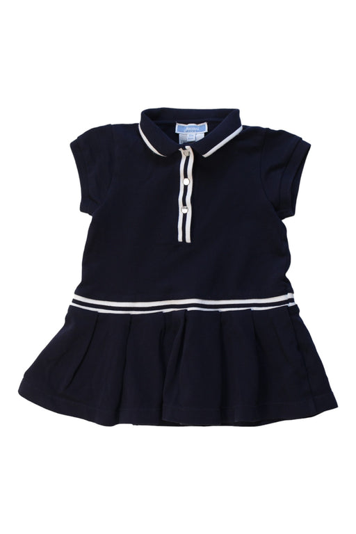 A Black Short Sleeve Dresses from Jacadi in size 12-18M for girl. (Front View)