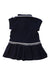 A Black Short Sleeve Dresses from Jacadi in size 12-18M for girl. (Back View)