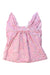 A Pink Short Sleeve Tops from Purebaby in size 6-12M for girl. (Front View)