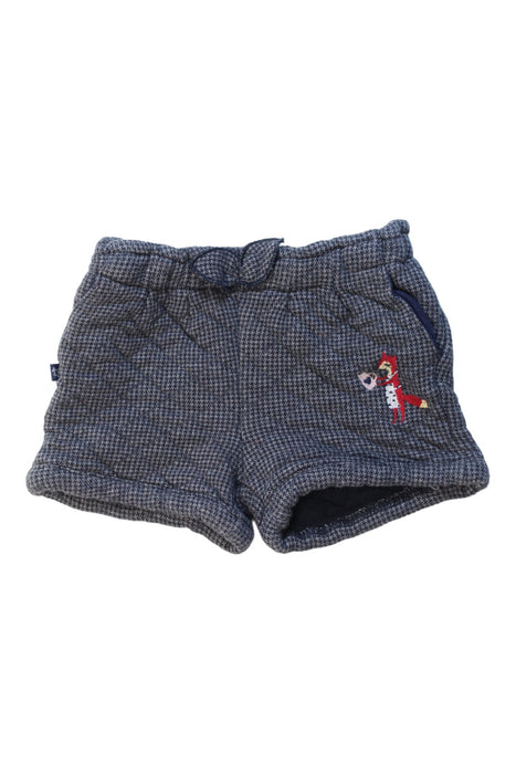 A Grey Shorts from La Compagnie des Petits in size 12-18M for girl. (Front View)