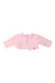 A Pink Cardigans from Chickeeduck in size 0-3M for girl. (Front View)