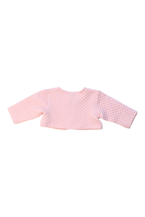 A Pink Cardigans from Chickeeduck in size 0-3M for girl. (Back View)