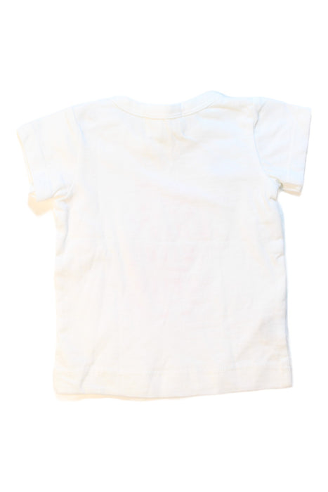 A White Short Sleeve T Shirts from Wilson & Frenchy in size 0-3M for girl. (Back View)