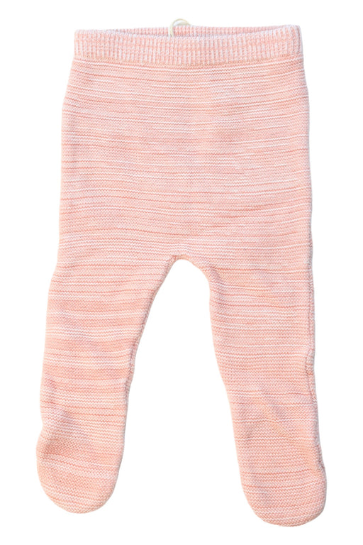 A Pink Leggings from Wilson & Frenchy in size 0-3M for girl. (Front View)