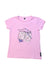 A Pink Short Sleeve T Shirts from Armani in size 8Y for girl. (Front View)