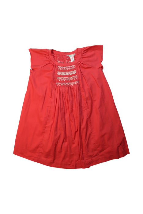 A Red Short Sleeve Dresses from Bonpoint in size 8Y for girl. (Front View)