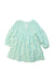 A White Long Sleeve Dresses from Seed in size 3T for girl. (Back View)