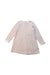 A Pink Long Sleeve Dresses from Petit Bateau in size 3T for girl. (Front View)