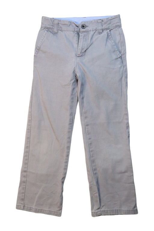 A Grey Casual Pants from Janie & Jack in size 6T for boy. (Front View)