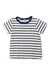 A Black Short Sleeve T Shirts from Petit Bateau in size 4T for girl. (Front View)