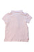 A Pink Short Sleeve Polos from Polo Ralph Lauren in size 3T for girl. (Back View)