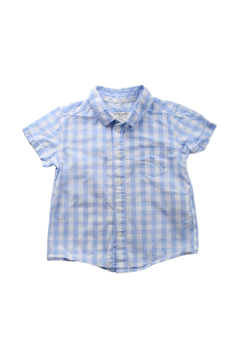 A Blue Short Sleeve Shirts from Cyrillus in size 3T for boy. (Front View)