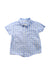 A Blue Short Sleeve Shirts from Cyrillus in size 3T for boy. (Front View)