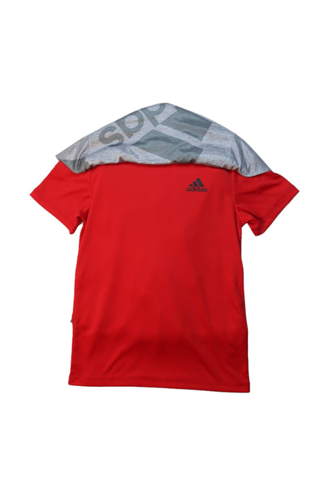 A Multicolour Short Sleeve T Shirts from Adidas in size 7Y for boy. (Back View)