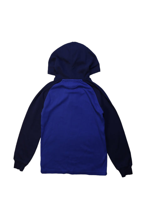 A Blue Hooded Sweatshirts from Polo Ralph Lauren in size 4T for boy. (Back View)