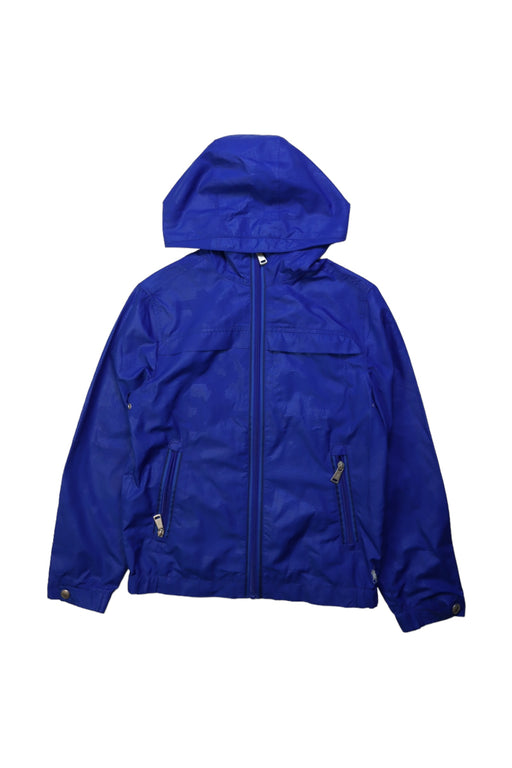 A Blue Lightweight Jackets from Polo Ralph Lauren in size 8Y for boy. (Front View)