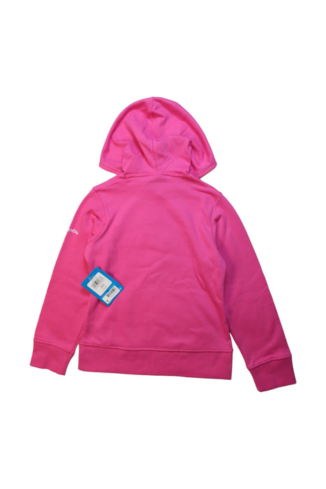 A Pink Hooded Sweatshirts from Columbia in size 7Y for girl. (Back View)