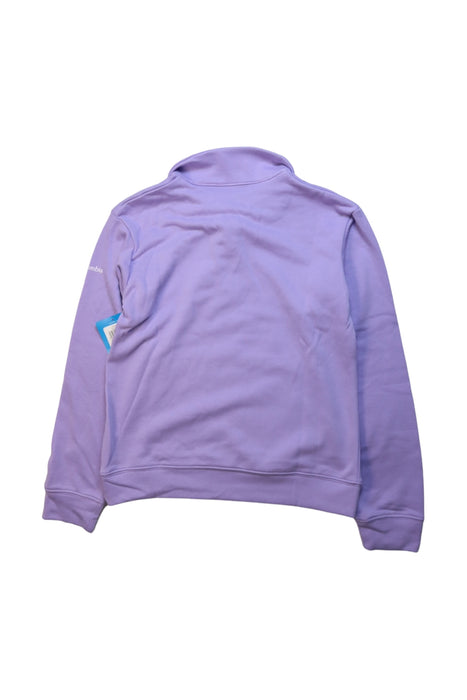 A Purple Zippered Sweatshirts from Columbia in size 8Y for girl. (Back View)