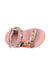 A Pink Sandals from Teva in size 12-18M for girl. (Front View)