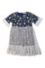 A Blue Short Sleeve Dresses from Cath Kidston in size 5T for girl. (Front View)