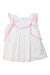 A White Sleeveless Dresses from Chloe in size 4T for girl. (Front View)