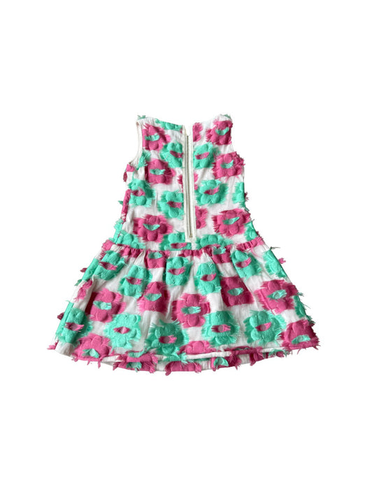 A Pink Sleeveless Dresses from I Pinco Pallino in size 2T for girl. (Back View)