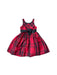 A Red Sleeveless Dresses from Polo Ralph Lauren in size 4T for girl. (Back View)