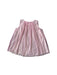 A Pink Sleeveless Dresses from Velveteen in size 2T for girl. (Back View)