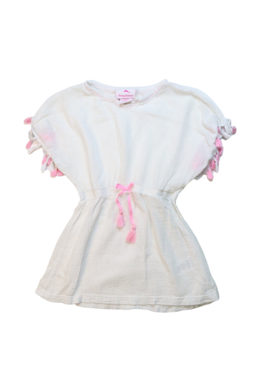 A White Cover Ups from Tommy Bahama in size 5T for girl. (Front View)