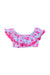A Multicolour Swim Sets from Nicole Miller in size 4T for girl. (Front View)
