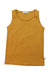 A Yellow Sleeveless Tops from Les Enfantines in size 6T for neutral. (Front View)