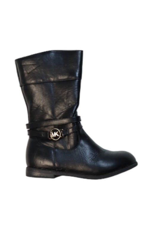 A Black Casual Boots from Michael Kors in size 6T for girl. (Front View)