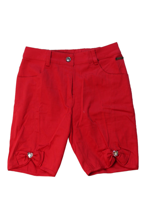 A Red Shorts from Roberta di Camerino in size 10Y for girl. (Front View)