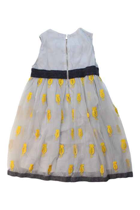 A Multicolour Sleeveless Dresses from I Pinco Pallino in size 8Y for girl. (Back View)