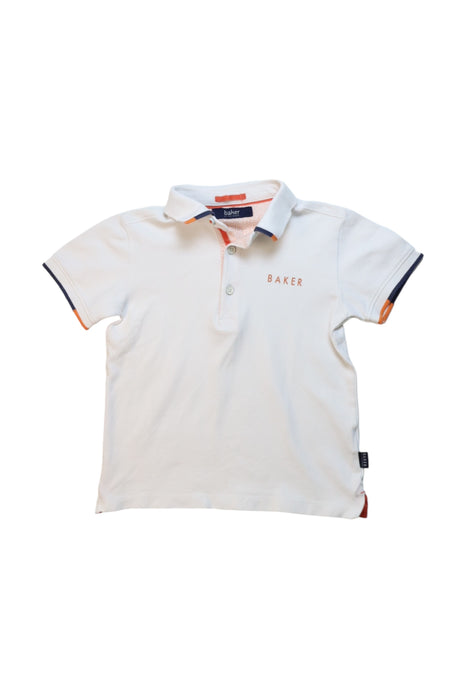 A Multicolour Short Sleeve Polos from Baker by Ted Baker in size 6T for boy. (Front View)