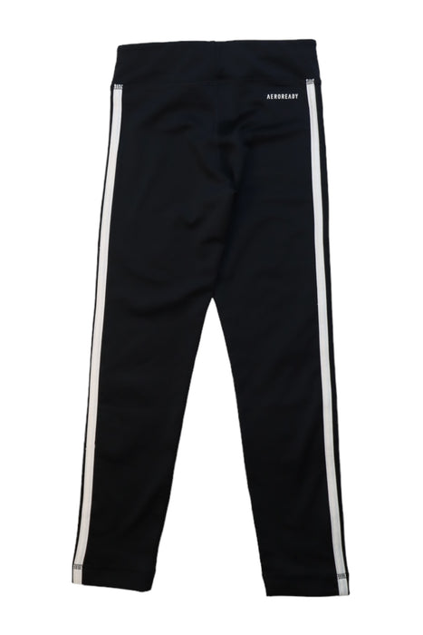 A Black Active Pants from Adidas in size 7Y for girl. (Back View)