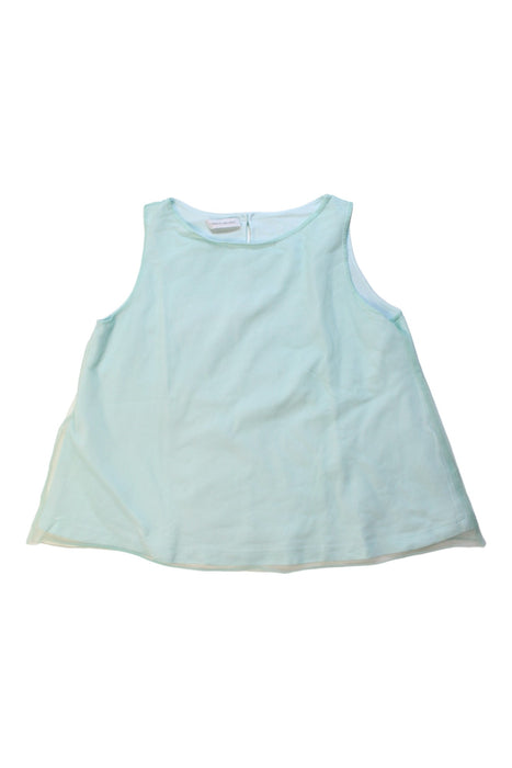 A Blue Sleeveless Tops from I Pinco Pallino in size 8Y for girl. (Front View)