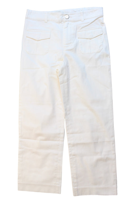 A White Casual Pants from Nicholas & Bears in size 6T for girl. (Front View)