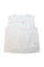 A White Sleeveless Tops from Bonpoint in size 12Y for girl. (Front View)