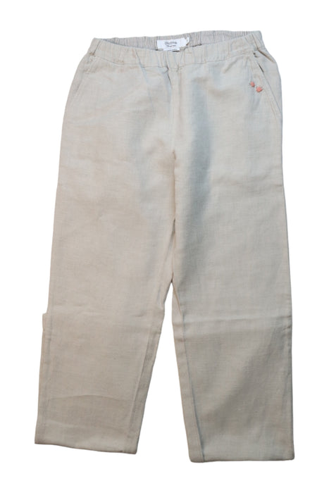 A Grey Casual Pants from Bonpoint in size 14Y for girl. (Front View)