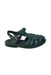 A Green Sandals from Liewood in size 4T for girl. (Front View)