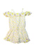 A Yellow Sleeveless Rompers from Seed in size 2T for girl. (Front View)