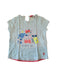 A White Short Sleeve T Shirts from Joules in size 4T for girl. (Front View)