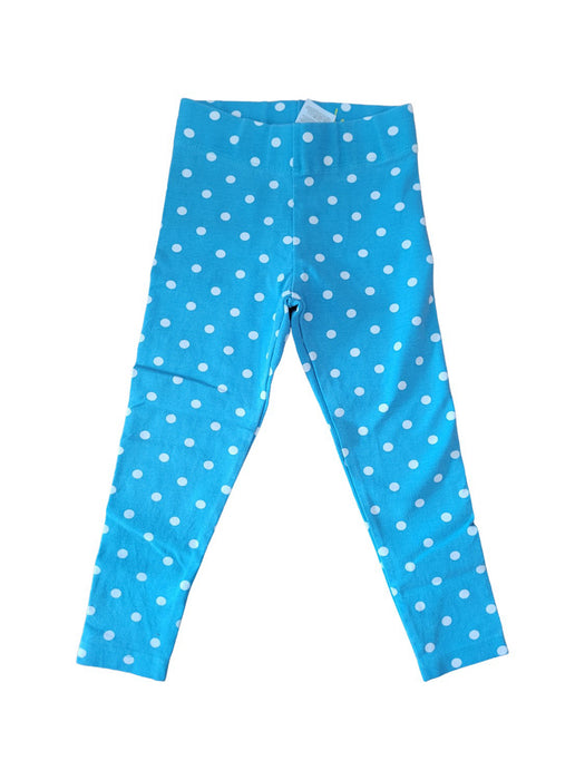 A Blue Leggings from Joules in size 3T for girl. (Front View)